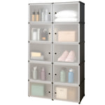 Load image into Gallery viewer, Wardrobe Organizer 8 Shelves Transparent