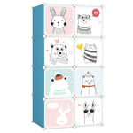 Load image into Gallery viewer, Wardrobe Organizer 6 Shelves - Blue