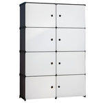 Load image into Gallery viewer, Wardrobe Organizer 8 Shelves Transparent