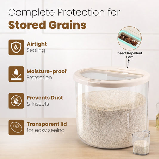 Transparent Rice Container