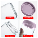 Load image into Gallery viewer, Storage Glass Jar Set Of 6 350 ml