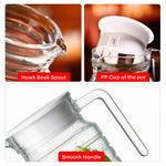 Load image into Gallery viewer, Striped Glass Jug 1000 Ml