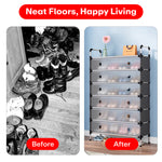 Load image into Gallery viewer, Rioware Shoe Rack (Transparent 6 Layer)