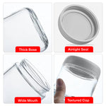 Load image into Gallery viewer, Storage Glass Jar Set Of 6 350 ml