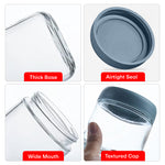 Load image into Gallery viewer, Storage Glass Jar Set Of 6 350 ml