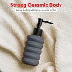 Load image into Gallery viewer, Outdoor Living Ceramic Liquid Soap Dispenser 300ml Black