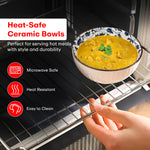 Load image into Gallery viewer, Ceramic Bowl Set Of 4 Dishwasher & Microwave Safe Bowl 250 ml