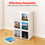 Load image into Gallery viewer, Wardrobe Organizer 6 Shelves - White