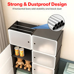 Load image into Gallery viewer, Wardrobe Organizer 8 Shelves Transparent