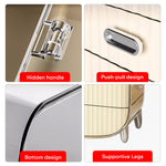 Load image into Gallery viewer, Luxury Multi Function Makeup Storage Box Creamy White