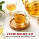 Load image into Gallery viewer, Strip Glass Cup Set (Set of 6)