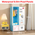 Load image into Gallery viewer, Wardrobe Organizer 6 Shelves - Blue