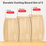 Load image into Gallery viewer, Bamboo Chopping Board Set of 3