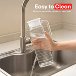 Load image into Gallery viewer, Striped Glass Jug 1000 Ml