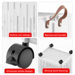 Load image into Gallery viewer, Laundry Magic Mover Foldable Laundry Basket With Wheels & Handles Extra Large