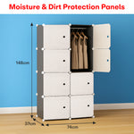 Load image into Gallery viewer, Wardrobe Organizer 6 Shelves -Textured