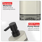 Load image into Gallery viewer, Rioware Outdoor Living Liquid Soap Dispenser, 300ml, Multipurpose Refillable Plastic Pump for Hand Wash, Dish Wash, Shampoo, Kitchen, Bathroom, and Household Use Pack of 1, Ivory White