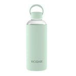 Load image into Gallery viewer, Aquashot Borosilicate Glass Water Bottle With Silicon Sleeve 750ml Black
