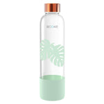 Load image into Gallery viewer, Purifa Borosilicate Glass Water Bottle With Silicon Sleeve 750ml Green
