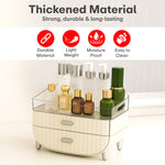 Load image into Gallery viewer, Luxury Multi Function Makeup Storage Box Creamy White