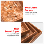 Load image into Gallery viewer, Rioware Wooden Trays Enamel Coated Set of 3