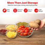 Load image into Gallery viewer, Stackable Glass Bowl Set of 5