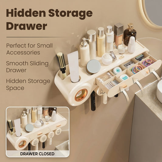 Clean Dock Toothbrush Organizer