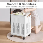 Load image into Gallery viewer, Laundry Magic Mover Foldable Laundry Basket With Wheels & Handles Extra Large