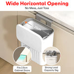 Load image into Gallery viewer, Hanging Dual Side Trash Can For Kitchen , Bathroom Cabinet 12L Cream