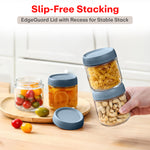 Load image into Gallery viewer, Storage Glass Jar Set Of 6 350 ml