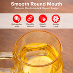 Load image into Gallery viewer, Amber Glass Cup Set Of 6 250 ml