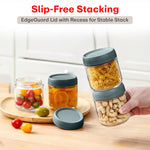 Load image into Gallery viewer, Storage Glass Jar Set Of 6 350 ml