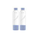 Load image into Gallery viewer, Purifa Pro Borosilicate Glass Water Bottle With Silicon Sleeve 750ml Blue