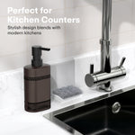 Load image into Gallery viewer, Rioware Outdoor Living Liquid Soap Dispenser, 300ml, Multipurpose Refillable Plastic Pump for Hand Wash, Dish Wash, Shampoo, Kitchen, Bathroom, and Household Use Pack of 1, Ivory White