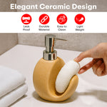Load image into Gallery viewer, Outdoor Living Liquid Ceramic Soap Dispenser 300ml Cream