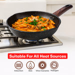 Load image into Gallery viewer, Mini Tadka Pan Durable Food-Grade 16cm Black