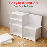 Load image into Gallery viewer, Shoe Rack Organizer 12 Pair 6 Shelves Black