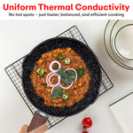 Load image into Gallery viewer, Mini Tadka Pan Durable Food-Grade 16cm Black