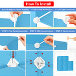 Load image into Gallery viewer, Wardrobe Organizer 6 Shelves - Blue