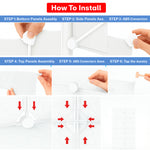 Load image into Gallery viewer, Wardrobe Organizer 6 Shelves - White