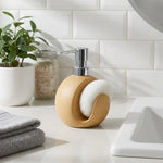 Load image into Gallery viewer, Outdoor Living Liquid Ceramic Soap Dispenser 300ml Cream