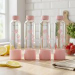 Load image into Gallery viewer, Purifa Pro Borosilicate Glass Water Bottle With Silicon Sleeve 750ml Blue