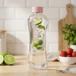 Load image into Gallery viewer, Glass Water Bottle 1 Litre Blue