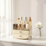 Load image into Gallery viewer, Luxury Multi Function Makeup Storage Box Creamy White