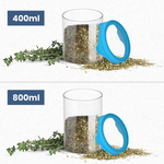 Load image into Gallery viewer, Borosilicate Round Glass Jar Set For Kitchen Storage Set Of 4 (400ml*2+800ml*2)