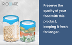 Load image into Gallery viewer, Borosilicate Round Glass Jar Set For Kitchen Storage Set Of 4 (400ml*2+800ml*2)