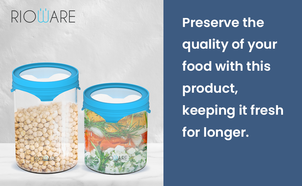 Borosilicate Round Glass Jar Set For Kitchen Storage Set Of 4 (400ml*2+800ml*2)