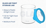 Load image into Gallery viewer, Borosilicate Round Glass Jar Set For Kitchen Storage Set Of 4 (400ml*2+800ml*2)