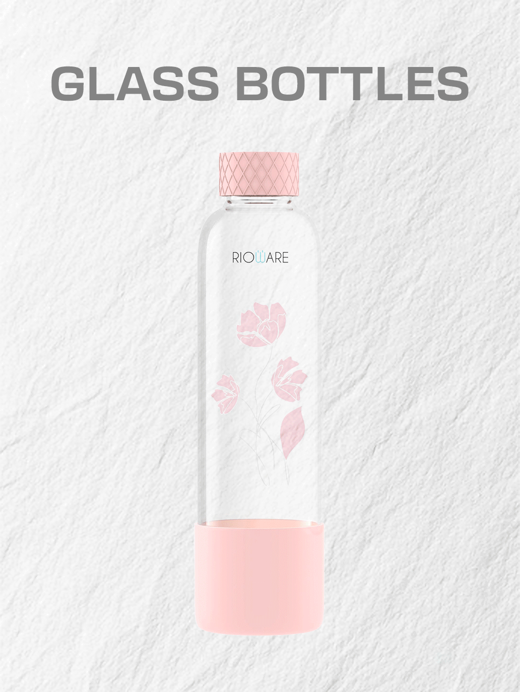 Glass Water Bottle