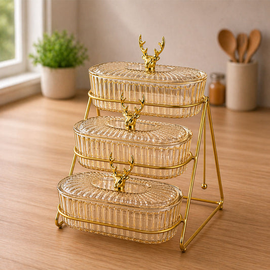 RoyalServe 3 Tier Basket
